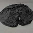 HFCNMY Ottoman Cover Square,Stretch Velvet Square Ottoman Cover Thick Ottoman Slipcover Square Washable Storage Ottoman Cover Foot Stool Cover with Elastic Bottom for Living Room Dark Gray Large