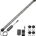 SEAOURA Led Aquarium Light with Timer, Submersible Aquarium Plant Light, Fish Tank Light with Auto On/Off, 3 Lighting Modes, Adjustable Brightness 18.9 in for 20-35inch Planted Tank, 10W