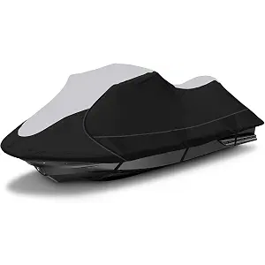 Jet Ski Cover VINPATIO 600D Trailerable Jetski Cover, Heavy Duty 100% Waterproof and UV Protection PWC Cover, 96"-101" L