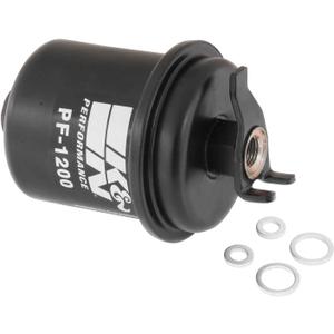K&N Gasoline Fuel Filter: High Performance Fuel Filter, Premium Engine Protection, Compatible with 1988-2004 Honda/Acura Fuel Injected Gasoline Engines, PF-1200