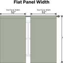 H.VERSAILTEX Blackout Curtains Thermal Insulated Window Treatment Panels Room Darkening Blackout Drapes for Living Room Back Tab/Rod Pocket Bedroom Draperies, 52 x 63 Inch, Light Sage, 2 Panels