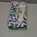 Dahlia Pillow Covers 24x24 Inch Set of 2 Summer Rust Geometric Flower Outdoor Decorative Throw Pillows Farmhouse Navy Blue Pillow Case Linen Square Cushion Cover for Home Sofa Bedroom Living Room