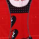 2 x Red Costume Jumpsuits for Girl Rise Red with Wig Bodysuits with Skirt Party Dress up for 4-10Y (5-6Years)