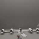 Track Lighting, LED Track Lighting Fixtures Ceiling, White Kitchen Lights for Bedroom, 30" Ceiling Spotlight Kit, 5 Light Wall Light with Rotatable Heads, Kitchen Decor(GU10 Socket, NO Bulb)