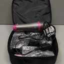 IG INGLAM 4 in 1 Blowout Brush, Negative Ion Detachable Hair Dryer & Styler Volumizer Hot Air Brush with 2 Styling Brush Heads, Silver