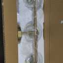 HAHZT Brushed Gold Bathroom Light Fixtures 3-Lights Vanity Lights with Milky White Frosted Glass Shade Bathroom Vanity Light 22.4 inch Wall Sconce Lighting Bath(Exclude E26 Bulb)