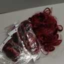 Conrora French Curly Braiding Hair 24 Inch 8 Packs Burgundy Color - Pre Stretched Bouncy Braiding Hair- Loose Wavy Synthetic Hair Extensions For Black Women (24 inch 8 packs, Burgundy)