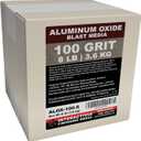 #100 Aluminum Oxide - 8 LBS - Medium Sand Blasting Abrasive Media for Blasting Cabinet and Blasting Guns.