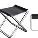 Portable Folding Camping Stool, 300 lbs Capacity, Lightweight 2.6 lbs with Storage Pockets (10 * 10 inches)
