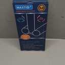 MAXTID Twin Door Draft Blocker Seal Large Door Gap Noise Under Door Draft Stopper for Bottom Door Sweep Sounfproofing Adjustable 38" Black