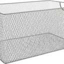 YBM HOME Kitchen Pantry Organizer Wire Basket for Shelves, Cabinets, Pantry, Countertop, Mesh Open Storage Bin Metal Basket for Organizing Food Supplies, 14.5x9.25x7