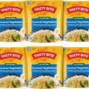 Tasty Bite Hot & Spicy Coconut Vegetables, 10 Ounce, Pack of 6, Ready to Eat, Microwavable Entree, Vegetarian BBd:03-31-27
