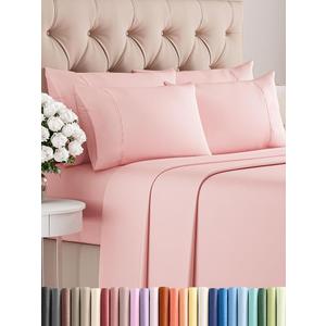 Queen Sheet Set Baby Pink