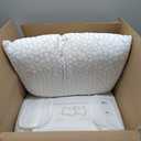 Cooling Bed Pillows Queen Size Set of 2, Shredded Memory Foam Pillows for Sleeping, Adjustable Firm Pillow for Side Back Stomach Sleepers, Gel Cool Pillow for Hot Sleepers Neck Support (Original White (Cooling))