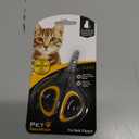 Cat Nail Clippers by Pet Republique  Professional Stainless-Steel Nail Clipper for Cats, Kittens, Hamster, Rabbits, Birds, & Small Breed Animals Claw Trimmer (Black+Yellow)