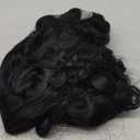 28 Inches Long Wavy Wigs for Women Black Natural Curly Synthetic Wig Fluffy Costume Wig