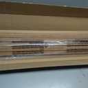 LazBlinds No Tools No Drill Cordless Bamboo Roman Shades, Light Filtering Window Treatment, Roll Up Bamboo Blinds for Window 39'' W x 64'' H, Ceylon Light Russet