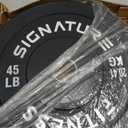 Fitvids Olympic 2" Bumper Weight Plates Set Including 160LB Weight Plates & 7FT Olympic Barbell Bar(205 Pounds Total)