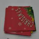 Artoid Mode Red Xmas Pine Snowflake Merry Christmas Placemats for Dining Table, 12 x 18 Inch Seasonal Winter Washable Table Mats Set of 4