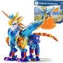 Sillbird Magical Creatures Building Set for Kids Age 10+ and Adults, Buildable Flower Animal Toy for Home Decor, Birthday Gift Idea for Boys Girls Teens and Adults (1212 Pieces)