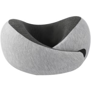 Travel Neck Pillow Airplane, Memory Foam Travel Pillows for Comfort on Sleeper Hold Compact and Ergonomic Design for Traveling Car Rides Home Road Trip Essentials for Adults and Kids (Grey)