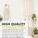 5-Piece Bathroom Hardware Set, Compatible with Champagne Bronze