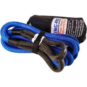 Kinetic Recovery Rope 3/4x30' Towing Rope 20,000lbs Breaking Strength 100% Nylon Made Heavy Duty Offroad Snatch Strap 30% Elasticity for Full-Size Truck Large SUVs Offroad Vehicels (Blue)