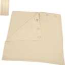 Blackout Curtains Blackout Window Curtain Bedroom Decor Blinds for Window Kitchen Sink Curtains for Windows Curtain Valances for Bathroom Windows Polyester Beige
