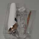 2026 Pore Vacuum, USB Rechargeable Blackhead Remover Vacuum,3 Levels Adjustable Pore Vacuum Blackhead Remover, with 5 Suction Power,6 Probes,Face Vacuum Pore Cleanser for Women & Men-White