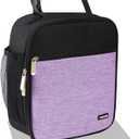 Lunch box Lunch bag for men women Insulated Lunchbox Lunch bags for Work Picnic Travel (Thicken light purple)