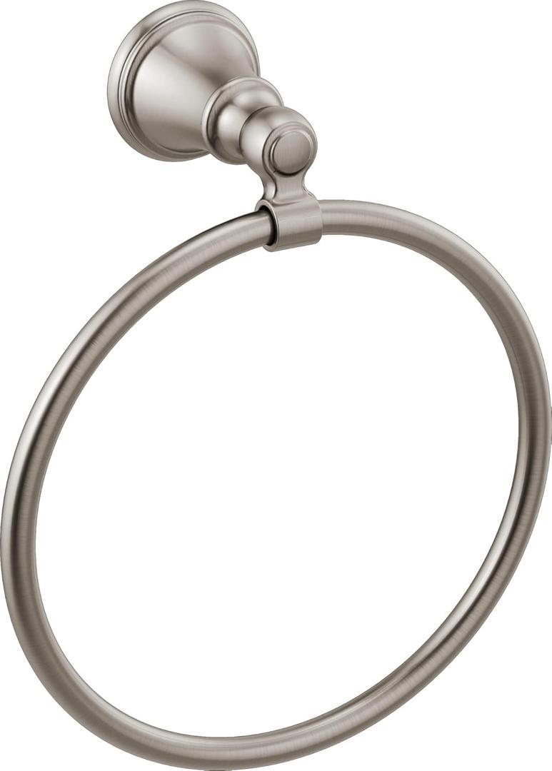 Delta Faucet 73246-SS Woodhurst 6 3/8" Wall Mount Towel Ring