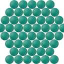 40MM Ping Pong Balls, 50 or 80 Pack Assorted Colored Plastic Balls for Beer Pong, Arts and Craft (50pcs-Dark green)