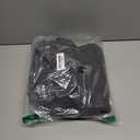 CHARTOU Women Winter Long Pea Coat Wool Blend Stand Collar Single Breast Thicken Blazer Jacket (Large, Grey)