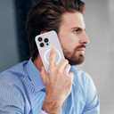 for iPhone15 Case,Military Grade Drop Protection, Compatible with MagSafe, Anti-Fingerprint, Slim and Light, Anti Yellow Matte Case for iPhone15, White