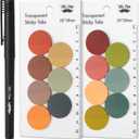 Mr. Pen- Transparent Sticky Note Set, 560Sheets, Colorful, Round Transparent Sticky Notes Set (Vintage)