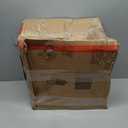 Dog Gate Indoor, 18"-45" Adjustable Extra Wide Metal Short Dog Gate to Step Over, 14" Tall Small Pet Gate with 3 Extension Kits, Pressure Mounted Dog Gate for Doorways & Stairs Black