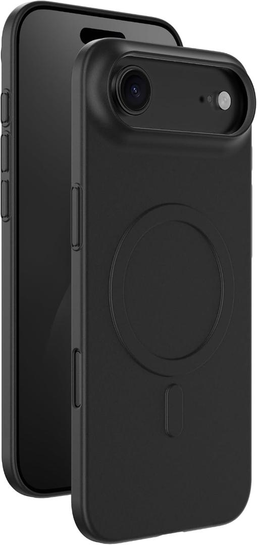 AMAZINGthing for iPhone 17 Air [Minimal Air Case], Ultra Slim, Magnetic Phone Cover, Designed for MagSafe Accessories, Seamless Fit, Black