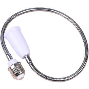 CAARLA Lamp Holder Light Weight Flexible E27 to E27 L+E+D Screw Lamp Base Bulb Sockets Extender Extension Light Holders Lamp Base Light Sockets Adapter(595MM)