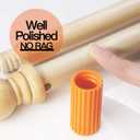 Anley 35" Wooden Banner Pole - Horizontal Flag Hanger for House Sports Dynasty Company - Easy Display for Flag Width Less Than 30" and Sleeve Over 1"