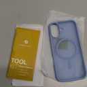 Miracase Magnetic for iPhone 17 Case (Compatible with MagSafe) with Screen Protector Military-Grade Protection, Anti-Fingerprint Translucent Matte Phone Cover for iPhone 17 6.3 inch, Light Blue