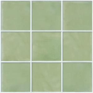 Commomy 10 Pcs Matte Sage Green Peel and Stick Wall Tile,11.8"X11.8" Ultralight PVC Wall Panels 3D Square Peel and Stick Backsplash for Kitchen,Bedroom,Living Room,Bathroom,RV
