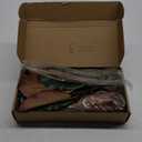 4 Pcs Magnolia Artificial Leaves Branches 22 Inch 3D Real Touch Faux Magnolia Stems Fake Magnolia Twigs for Indoor Outdoor Vase Filling Home Wedding Floral Arrangement Decoration