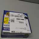 High Pressure Shower Head  AntiClogging Silicone Nozzles  2.5 GPM Removable Restrictor  Easy to Clean Adjustable Replacement  easy to install with Plumbers Tape  6 inch  Matte Black Finish