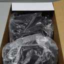 Wenqik 5 Pcs Velvet Jewelry Display Set Necklace Bust Holder T Bar Bracelet Holder Ring Display Stand Jewelry Organizer for Vendors Selling Trade Show Retail Home Decor (Black)