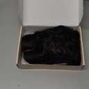 REECHO Messy Bun Hair Piece with Bangs - 2-in-1 Hair Bun Hairpieces Curly Updo Wig & Hair Topper with Long Side Bangs Natural-Looking Drawstring Ponytail Extension for Women - Black Brown