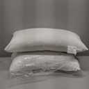 Oubonun 16 x 24 Pillow Inserts (Set of 2) - Lumbar Pillow with 100% Cotton Cover - Rectangle Square Interior Sofa Pillow Inserts - Decorative Pillow Insert Pair - White Couch Pillow