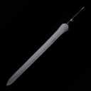 Sword Valley SAO Konno Yuuki Zekken Sword - 106 cm/41.73" - Blade Carving Rune Symbols - Carbon Steel Blade - Hand Forged with Exquisite Details - Cosplay Prop Anime Sword