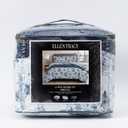 Ellen Tracy 4 Piece Comforter Set Blue Floral, King Size