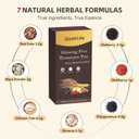 Ginseng Five Treasures Herbal Tea Bags, Traditional Chinese Herbal Blend with 7 Ingredients, Natural Tea for Women & Men (1 Pack)