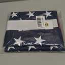 American Flag 3x5 Ft, 4 Brass Grommets US Flags - Embroidered Stars, Sewn Stripes, Heavy Duty Durable Outdoor US Flags - Hanging US Flags for Room/Indoor/Wall American Flag